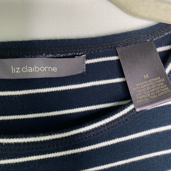 Liz Claiborne stripped cotton shirt - Picture 3 of 5